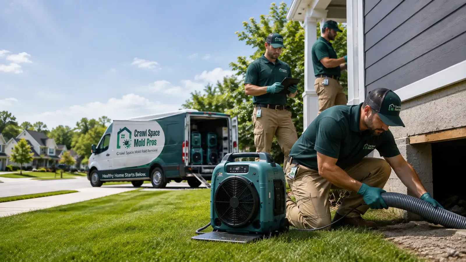 Crawl Space Mold Removal in Cressey, CA